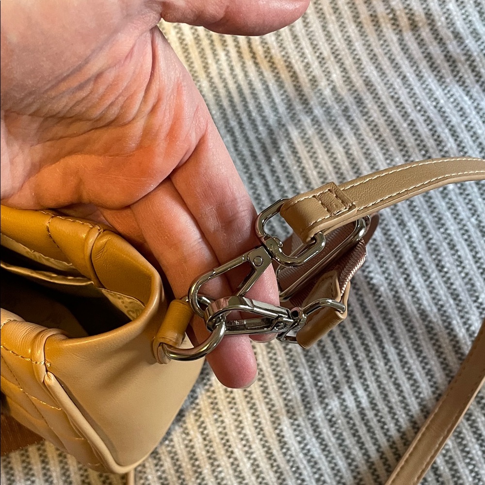 Steve Madden Camel Quilted Satchel - Picture 6 of 6